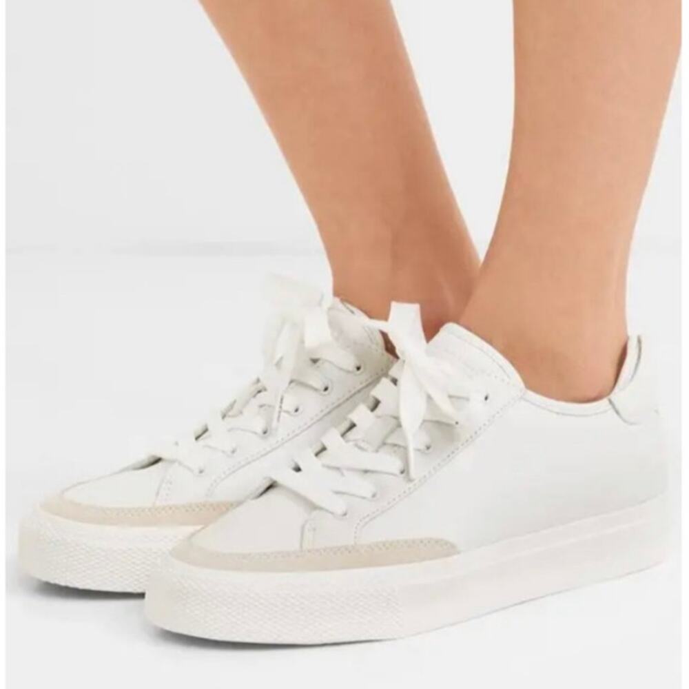 Rag & Bone Army Low-Top Leather Sneakers - Picture 1 of 11